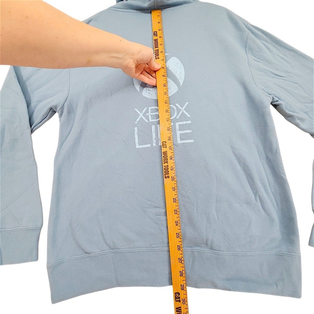 Xbox Life Hoodie XL Mens Unisex Women Blue Full Zip Up Gaming Microsoft Tech NEW - Picture 9 of 14